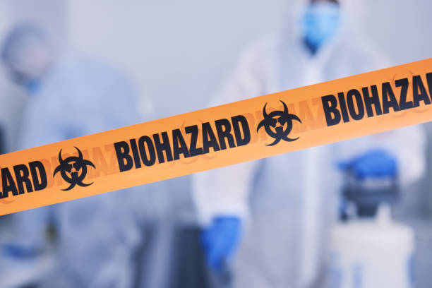 Professional Biohazard Cleanup technician working in Eland, WI